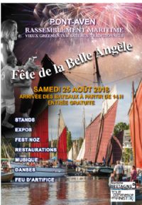 Rassemblement Maritime De La Belle Angèle. Le samedi 25 août 2018 à PONT-AVEN. Finistere.  14H00